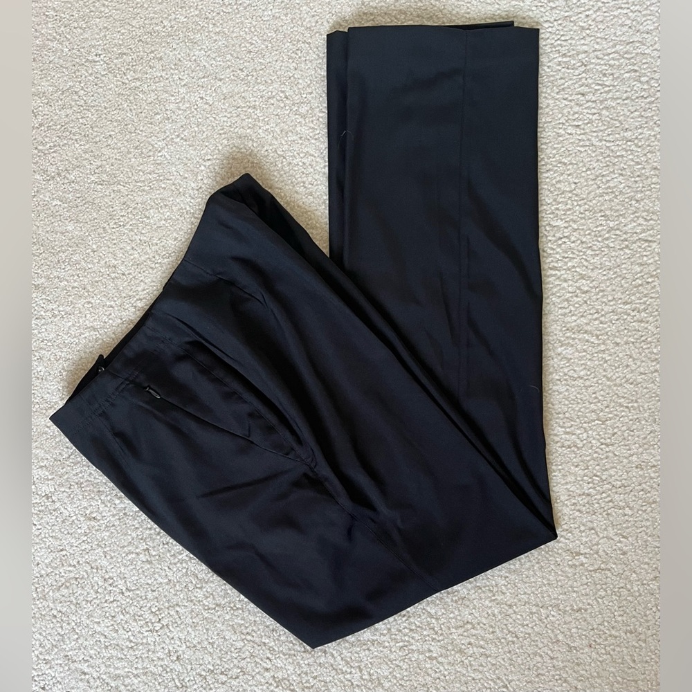 Tail Tech Women’s Black Golf Athletic Pants Size 4 Zip Closure EUC